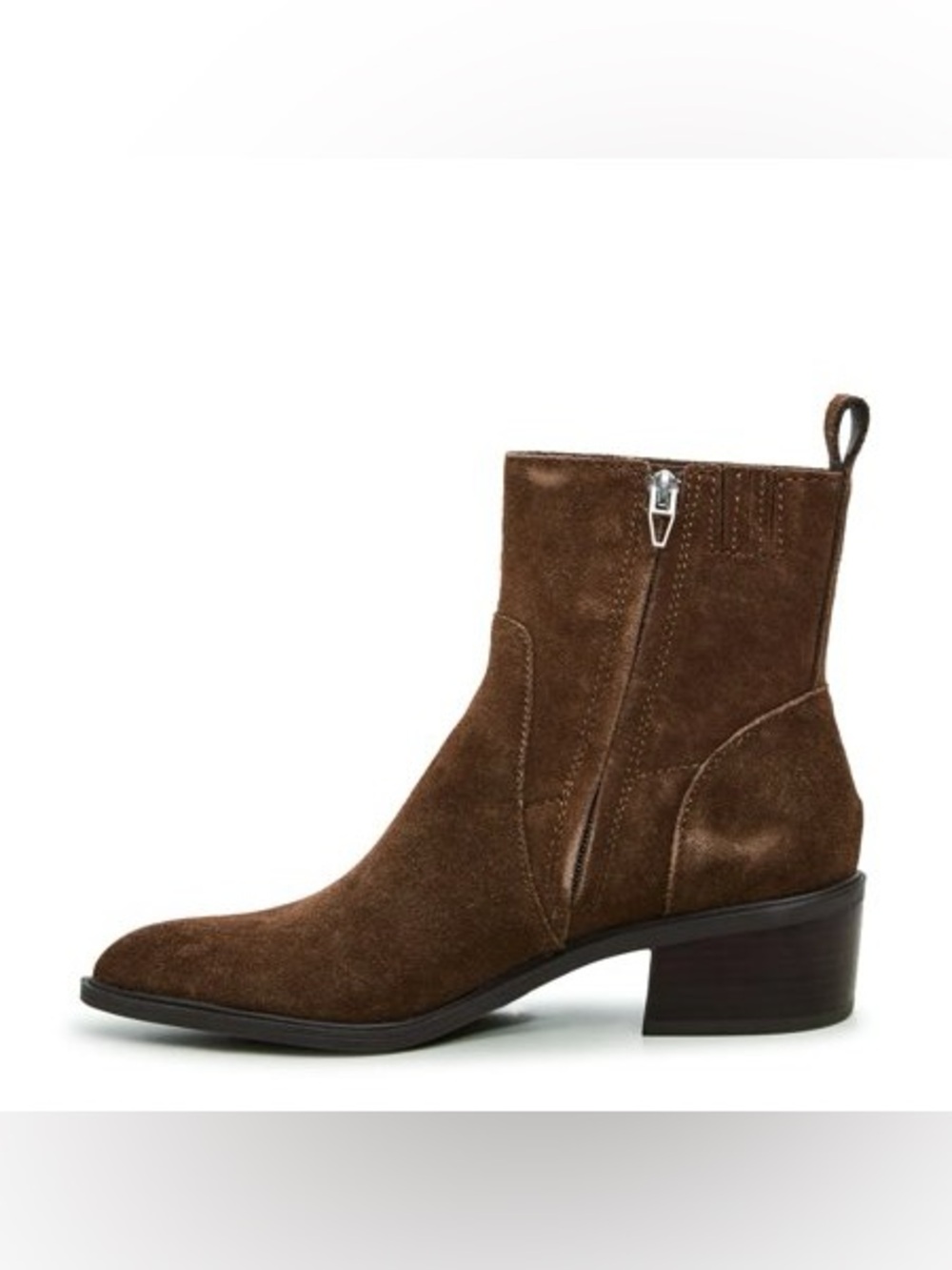 DOLCE VITA BRYSON BOOTIES IN COCOA SUEDE 8 - Picture 5 of 14
